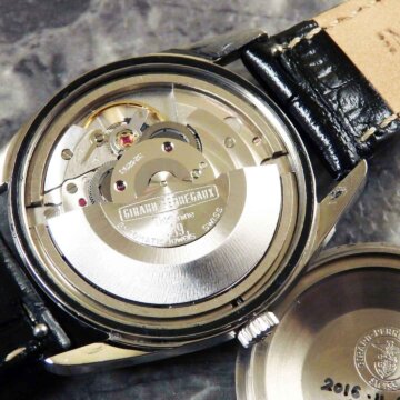 ジラールペルゴ GIRARD PERREGAUX アンティーク ジャイロマチック 希少 ユニークインデックス ムーブメント