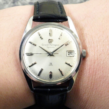 ジラールペルゴ GIRARD PERREGAUX アンティーク ジャイロマチック 希少 ユニークインデックス 試着イメージ