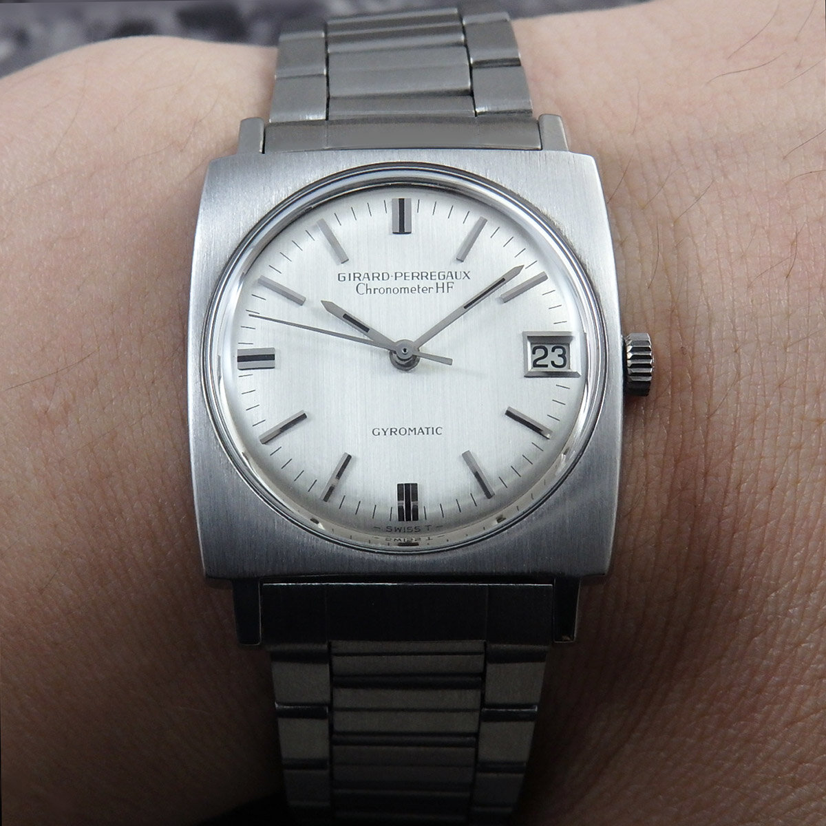 ジラール ペルゴ GIRARD PERREGAUX クロノメーター HF ブレス VINTAGE