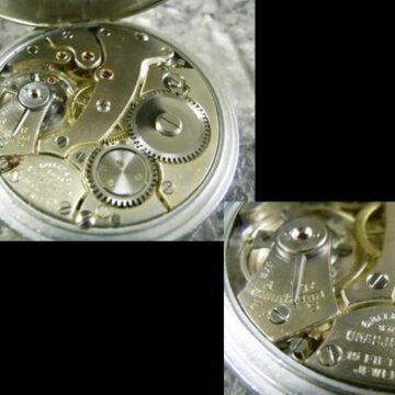 ギャレット・GALLET 懐中時計 エクセルシオパーク 琺瑯文字盤 希少 背面