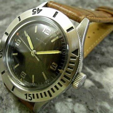 ギャレット(GALLET) RACINE ダイバー SS回転ベゼル ボンベイ・ミラーダイアル 正面全体