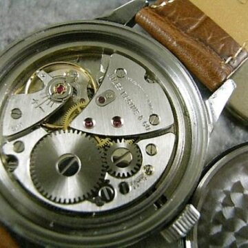 ギャレット(GALLET) RACINE ダイバー SS回転ベゼル ボンベイ・ミラーダイアル 背面