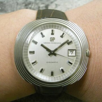 ジラールペルゴ GIRARD PERREGAUX アンティーク ジャイロマチック 希少タイプ 背面