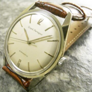 ジラールペルゴ GIRARD PERREGAUX アンティーク ジャイロマチック 希少 12-6インデックス 正面全体