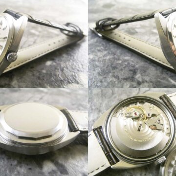IWC オールドインター 筆記体ロゴ Cal.8541B／ペラトン式自動巻 側面 リューズ