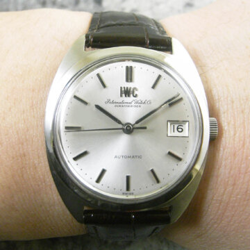 IWC オールドインター 筆記体ロゴ Cal.8541B／ペラトン式自動巻 背面