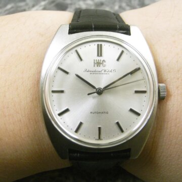 IWC オールドインター 筆記体ロゴ Cal.854B/ペラトン式自動巻 ノンデイト 背面