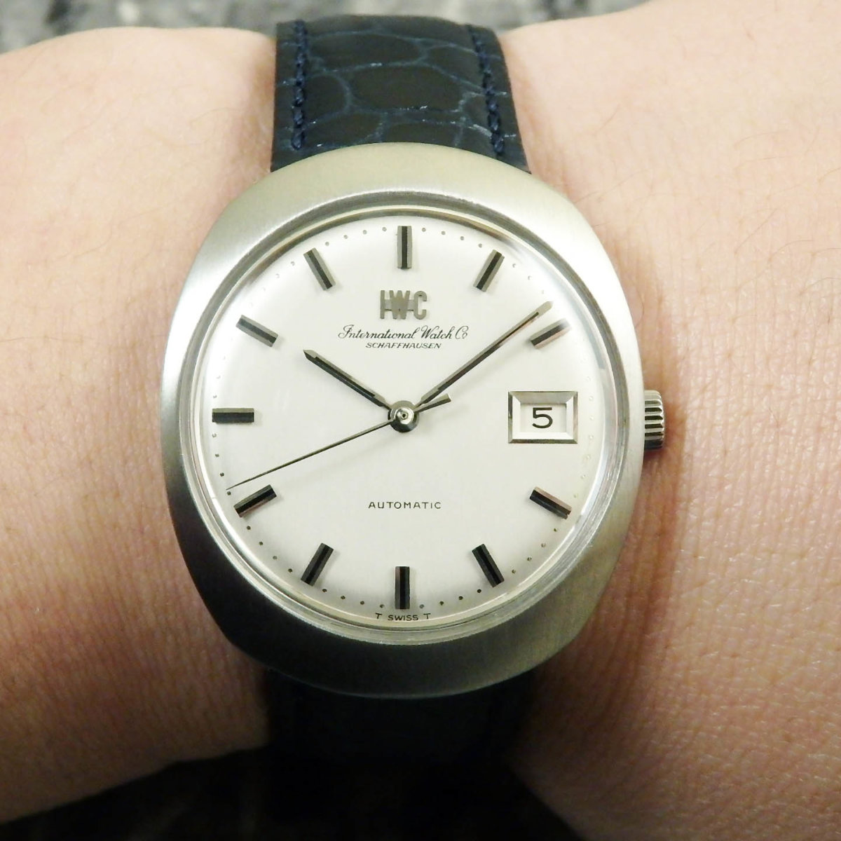 IWC オールドインター 筆記体ロゴ Cal.8541 ペラトン式自動巻 - 腕時計 ...