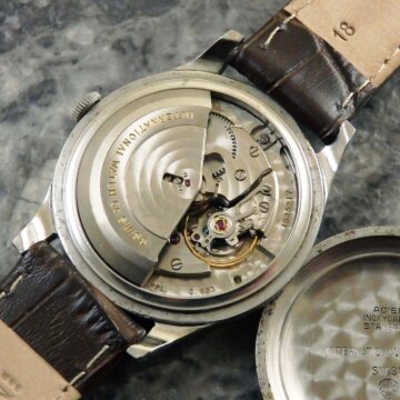 IWC オールドインター 筆記体ロゴ CAL.853 ペラトン式自動巻 ノンデイト ムーブメント