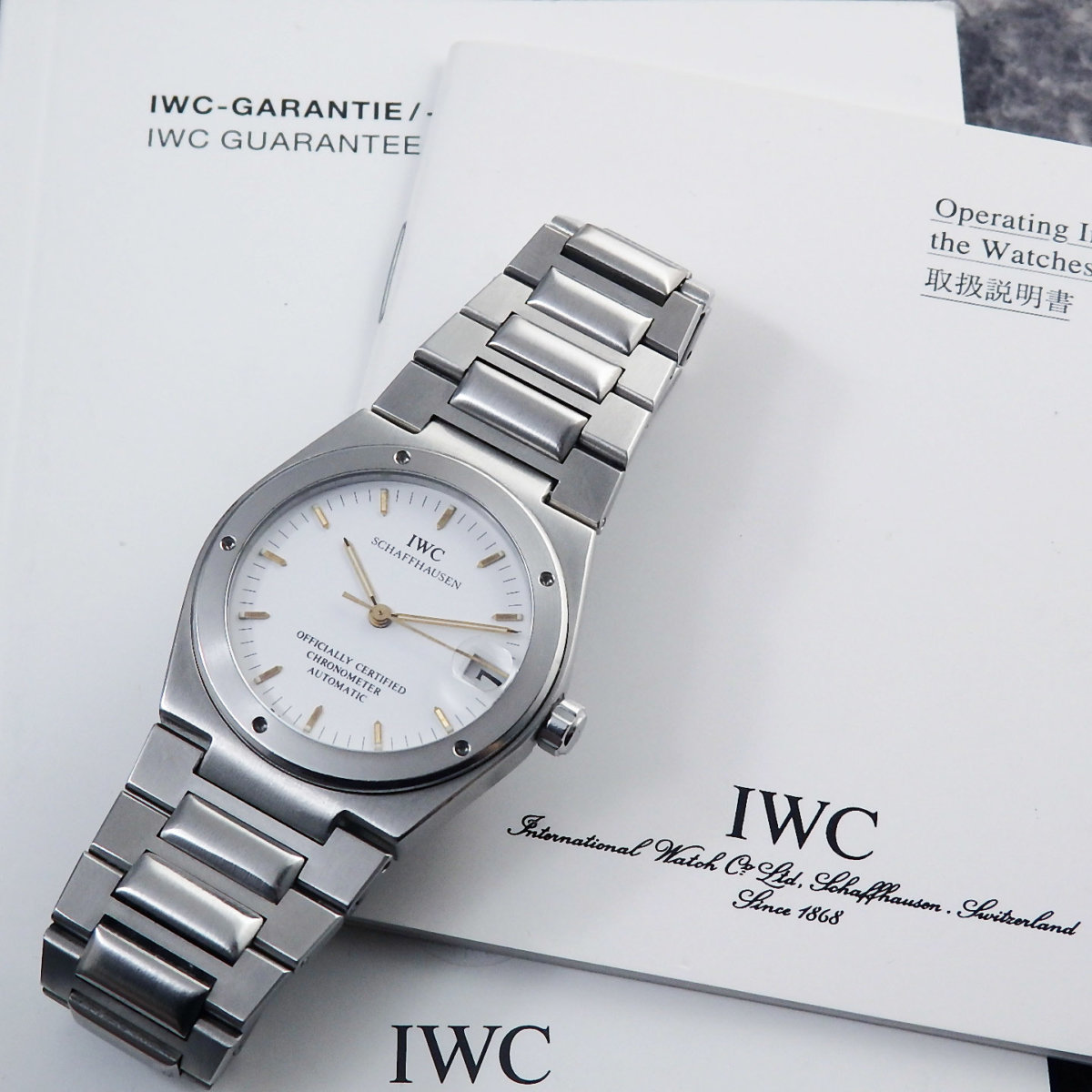 IWC インジュニア Ref.3521 ホワイト | アンティーク時計の販売
