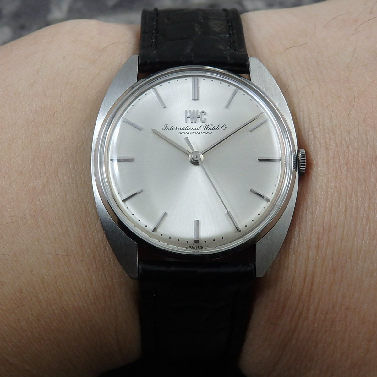 IWC 1970's オールドインター オリジナル シルバーダイヤル Cal