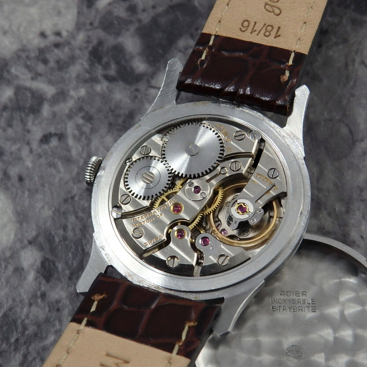 IWC オールドインター 12・3・6・9 ダイヤル Cal.89 IWC オールドインター 12・3・6・9 ダイヤル Cal.89
