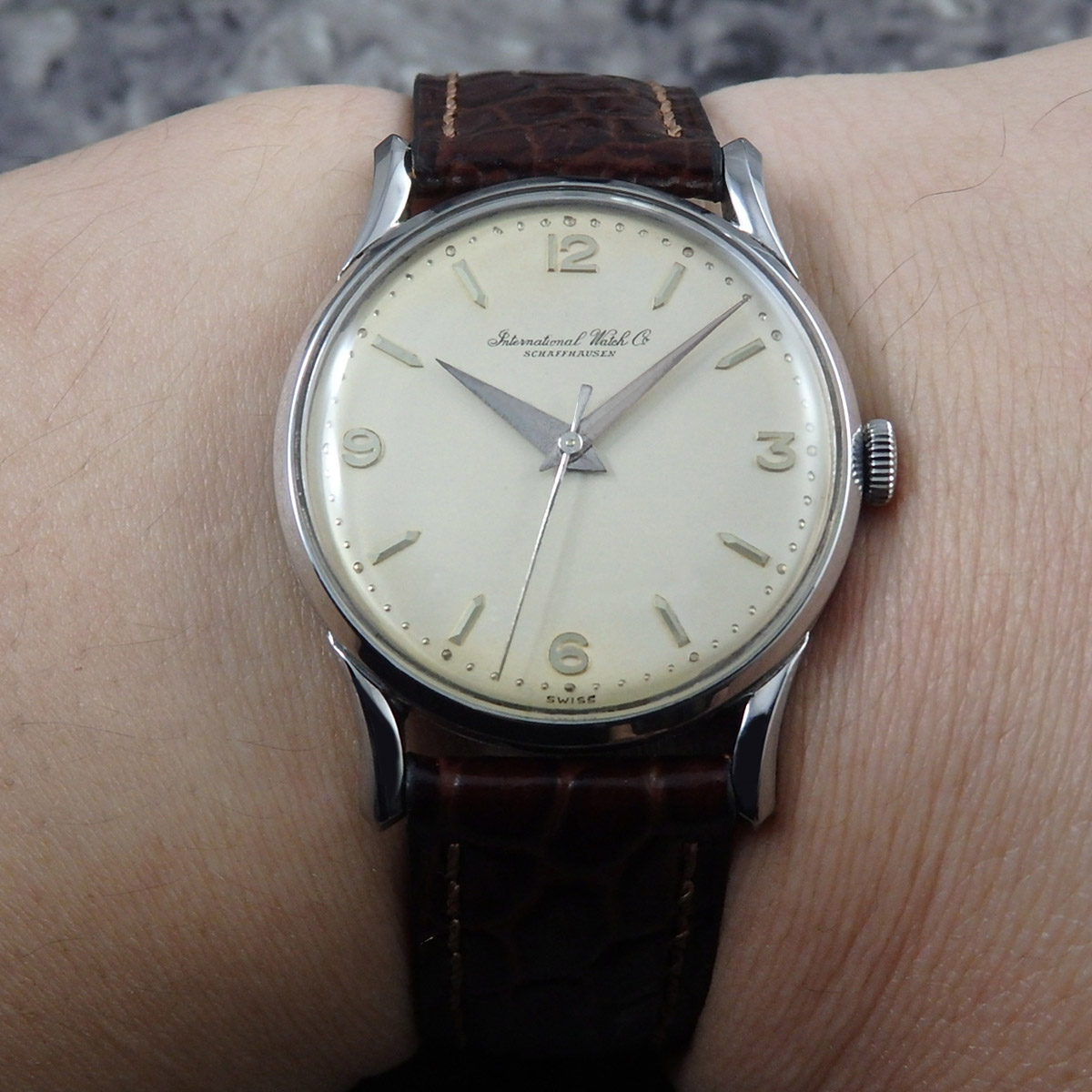IWC オールドインター 12・3・6・9 ダイヤル Cal.89 IWC オールドインター 12・3・6・9 ダイヤル Cal.89