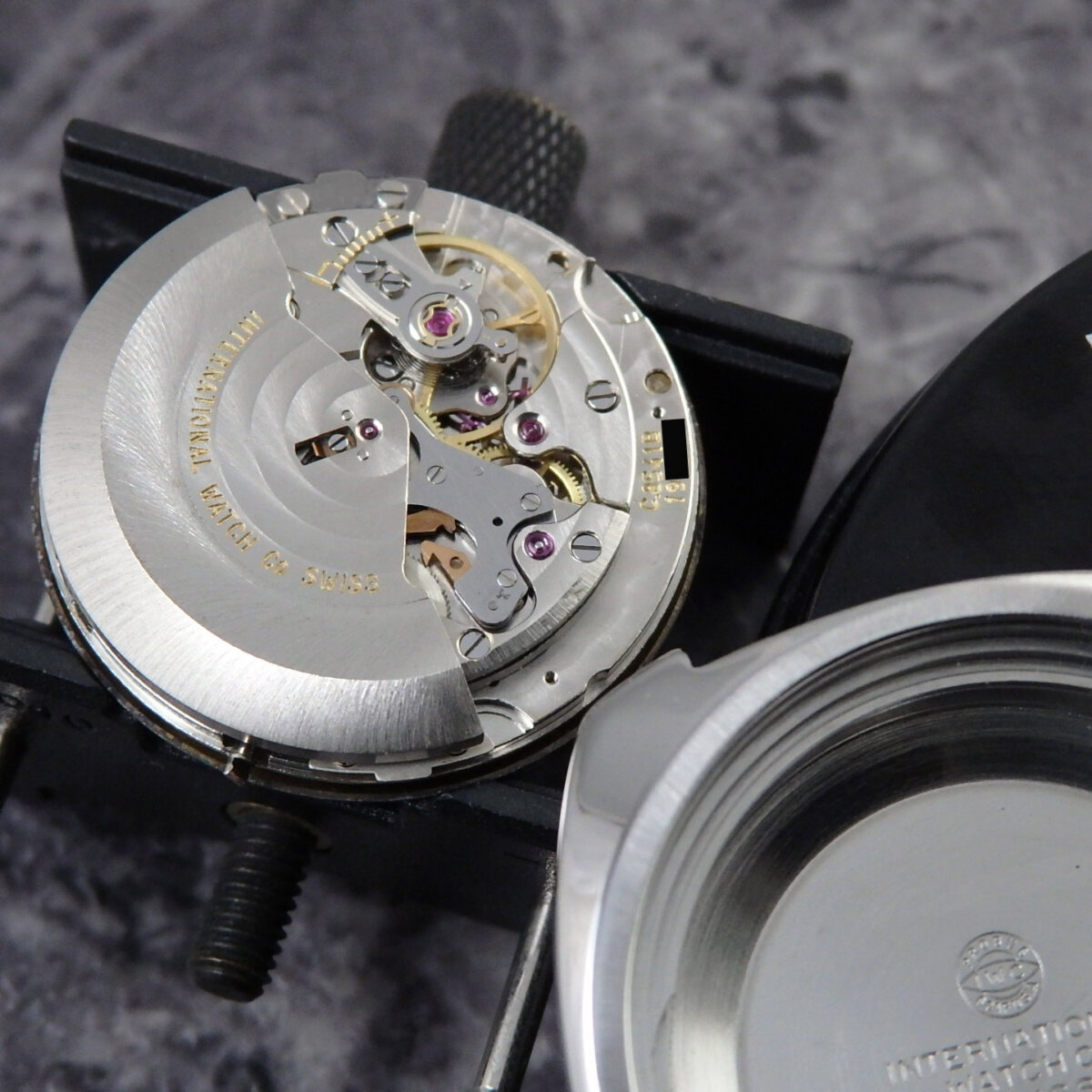IWC オールドインター ブルー マーブルダイヤル Ref.R814A 1968