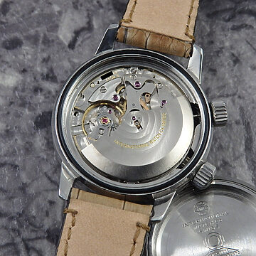 IWC アクアタイマー ファーストモデル 希少 シルバーダイヤル ブラックベゼル ムーブメント