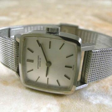 iwc アンティーク レディース スクエア オリジナルブレス 正面全体