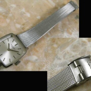 iwc アンティーク レディース スクエア オリジナルブレス 背面