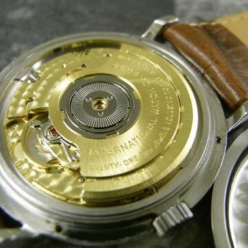 IWC ポートフィノ トリチウム ディスコンタイプ 背面
