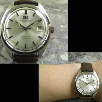IWC アンティーク ヨットクラブ 1969年 オールドインター傑作 背面