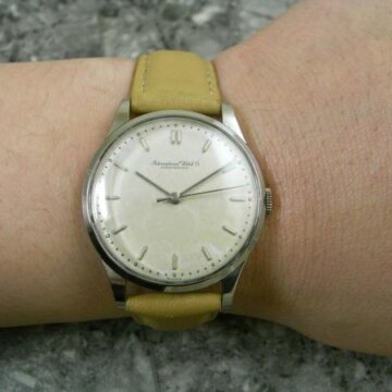 IWC 35mmケース カラトラバ 手巻き式モデル 1956年 背面