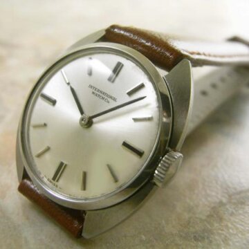 IWC アンティーク レディース ラウンド 正面全体