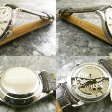 IWC オールドインター 筆記体ロゴ ペラトン式自動巻 側面 リューズ