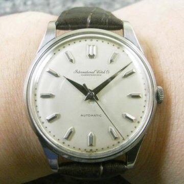 IWC オールドインター 筆記体ロゴ ペラトン式自動巻 背面