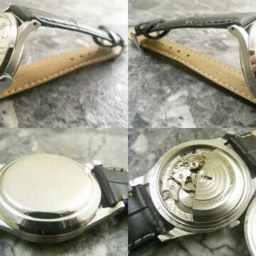 IWC 筆記体ロゴ オールドインター ペラトン式自動巻 1961年 側面 リューズ