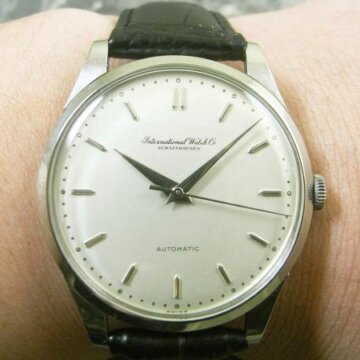 IWC 筆記体ロゴ オールドインター ペラトン式自動巻 1961年 背面