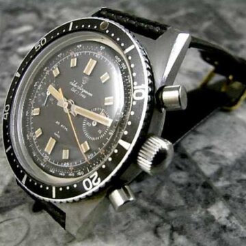 ユール・ヤーゲンセン ランデロン248搭載 手巻き2レジスタークロノグラフ 正面全体