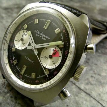 ユール・ヤーゲンセン バルジュー7733 手巻き2レジスタークロノグラフ 正面全体
