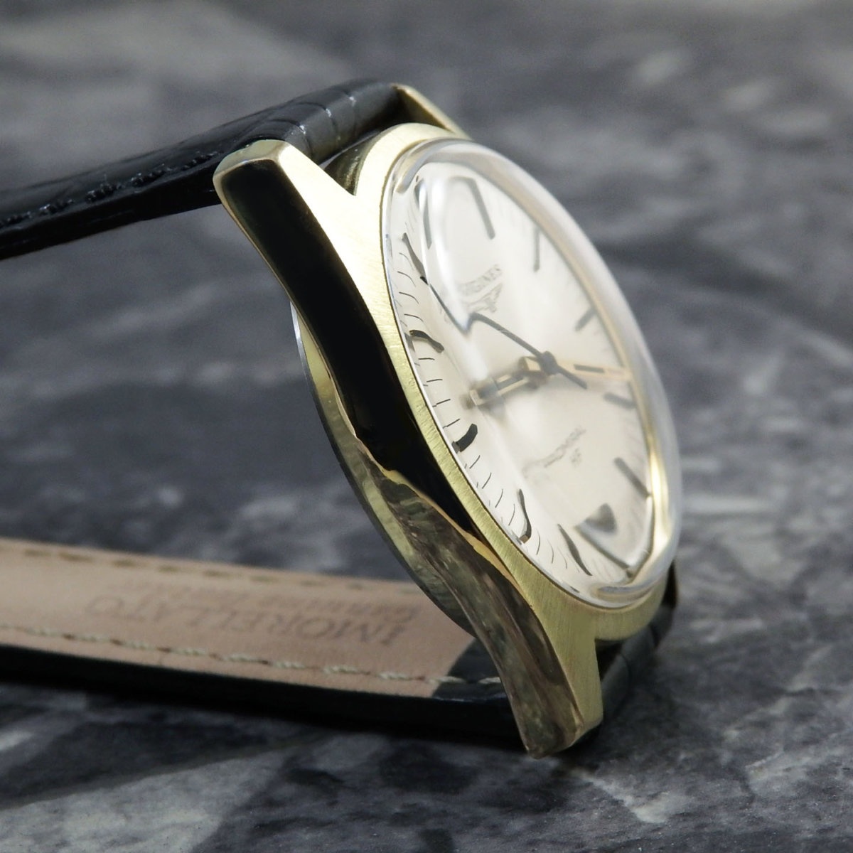 稼働品 ロンジン ラウンド型 腕時計 ゴールド アンティーク ヴィンテージ 希少 ロンジン LONGINES｜ラウンドケース｜手巻き・1950年代製
