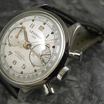 LEMANIA 105 レマニア 1275搭載 2レジスタークロノグラフ 正面全体