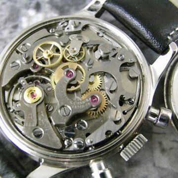 LEMANIA 105 レマニア 1275搭載 2レジスタークロノグラフ 背面