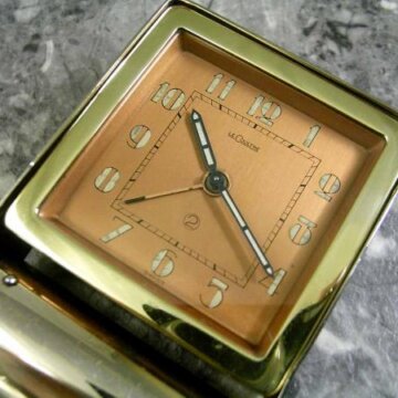 ルクルト トラベルクロック アラーム搭載 1950年代 正面全体