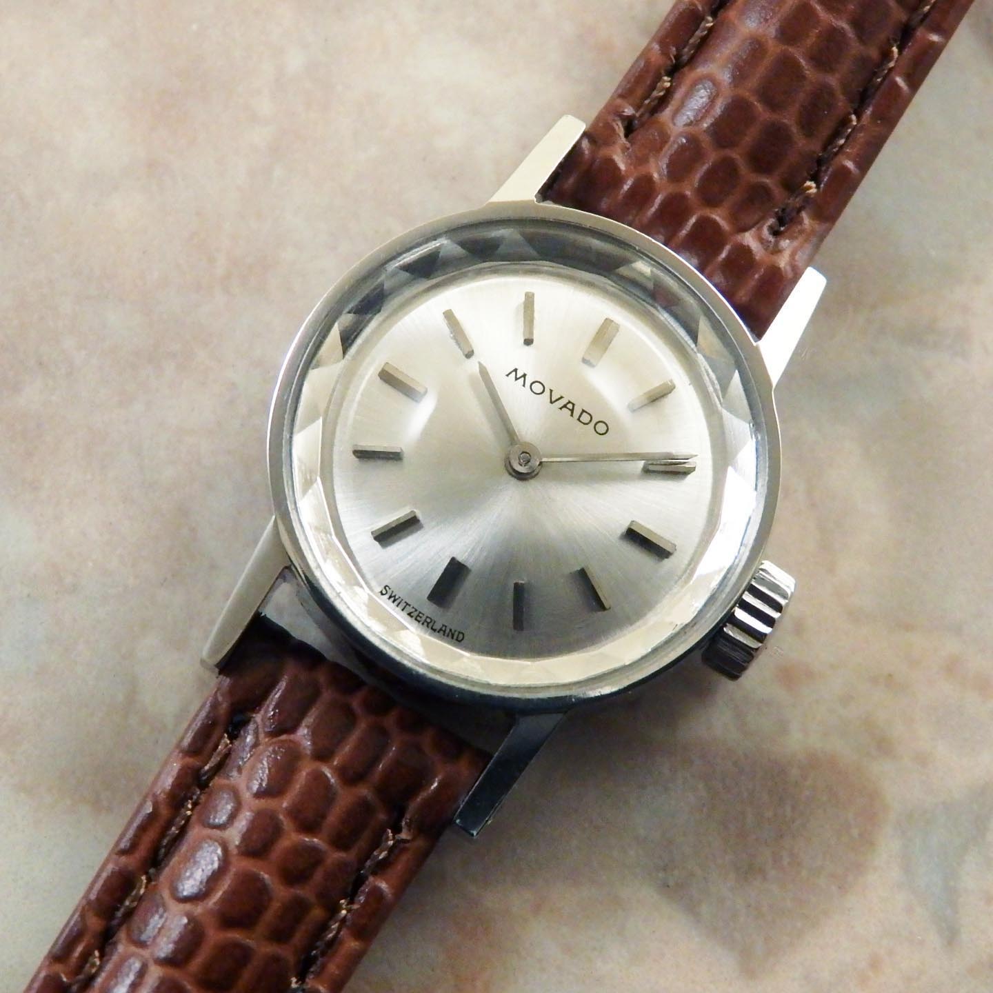 MOVADO ラウンド Ref.3716 アンティーク品 レディース 腕時計