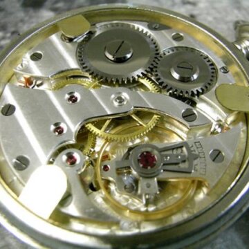 ミネルバ 1950年代 ミリタリー 懐中時計 ミラーダイアル MINERVA 正面全体