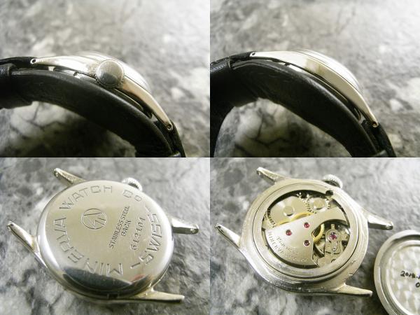 驚きの価格 MINERVA ミネルバ レディス腕時計 手巻き スイス製 腕時計 