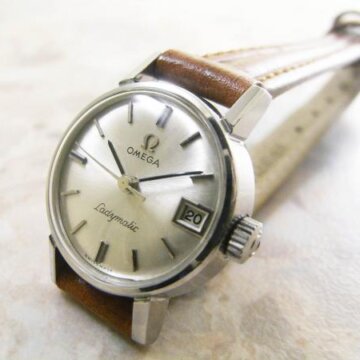OMEGA Ladymatic アンティーク 腕時計 正面全体