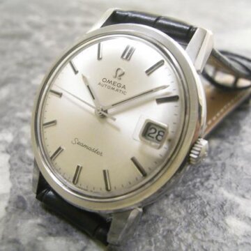 アンティーク オメガ OMEGA シーマスター 三針 正面全体