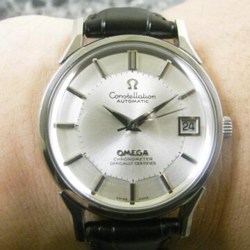 オメガ OMEGA コンステレーション Constellation 12角 Ref.168.0065 シルバー文字盤 背面