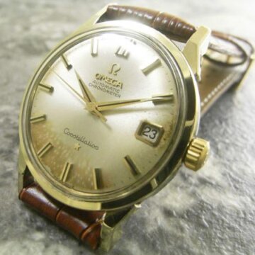 オメガ OMEGA コンステレーション Constellation アンティーク 猫足ラグ  ドルフィンハンド 正面全体