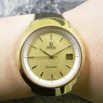 オメガ OMEGA シーマスター(SEA-MASTER) メンズ腕時計 アンティーク 試着イメージ