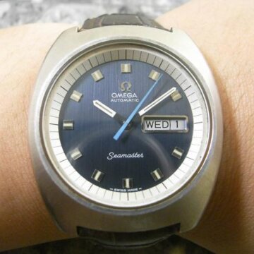 オメガ・OMEGA シーマスター アンティーク デイデイト 背面
