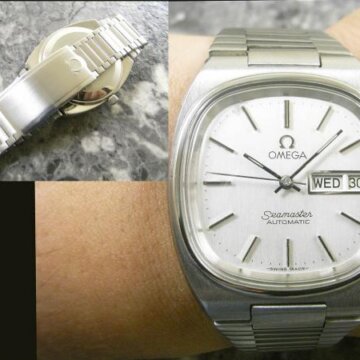 オメガ OMEGA シーマスター アンティーク デイデイト 背面