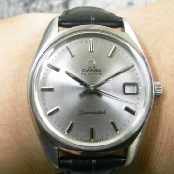 アンティーク オメガ OMEGA  シーマスター 希少 レコード仕上げダイアル 1971年 背面