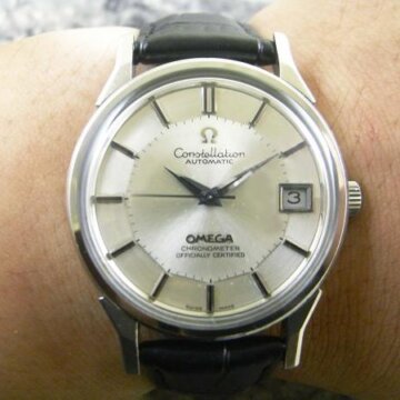 オメガ OMEGA コンステレーション Constellation 12角 Ref.168.0065 シルバー文字盤 背面