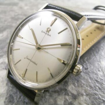 オメガ・OMEGA シーマスター アンティーク クロスライン 希少 ノンデイト 正面全体