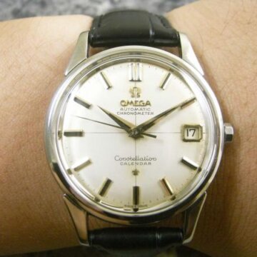 OMEGA・オメガ コンステレーション カレンダー 天文台メダリオン アンティーク 背面