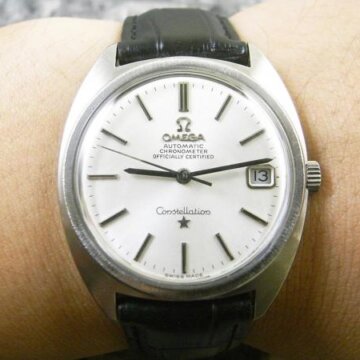 OMEGA・オメガ Constellation・コンステレーション ジェラルド ジェンタデザイン Cライン 背面